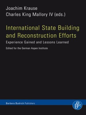 cover image of International State Building and Reconstruction Efforts